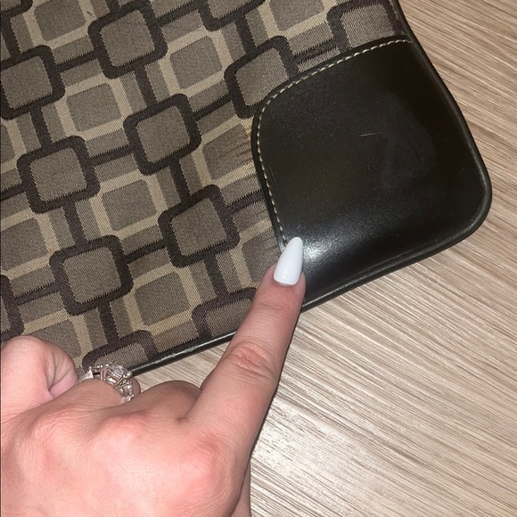 Nine West Stylish Brown Patterned Shoulder Bag (READ DESCRIPTION) - Picture 13 of 15